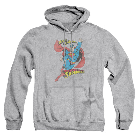 Dc - On The Job - Adult Pull-over Hoodie - Athletic Heather