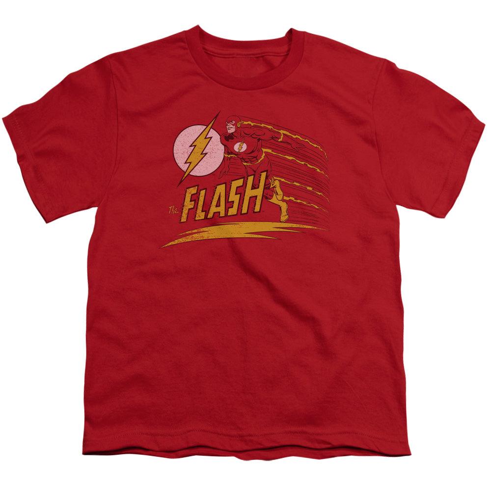 DC FLASH LIKE LIGHTNING - S/S YOUTH 18/1 - RED T-Shirt