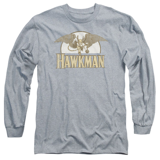 Dc - Fly By - Long Sleeve Adult 18/1 - Athletic Heather T-shirt