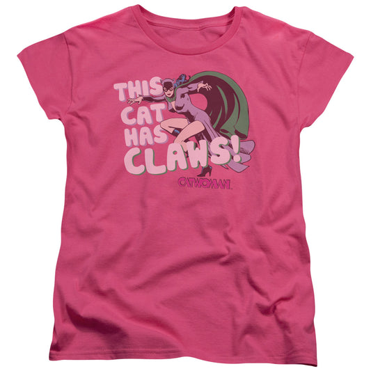 Dc - Claws - Short Sleeve Womens Tee - Hot Pink T-shirt