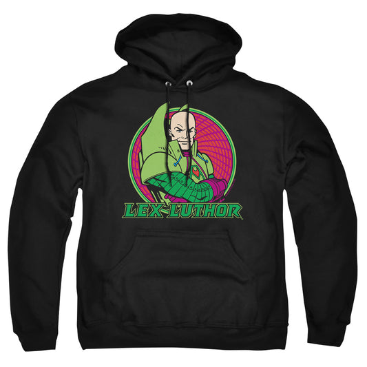 Dc - Lex Luthor - Adult Pull-over Hoodie - Black