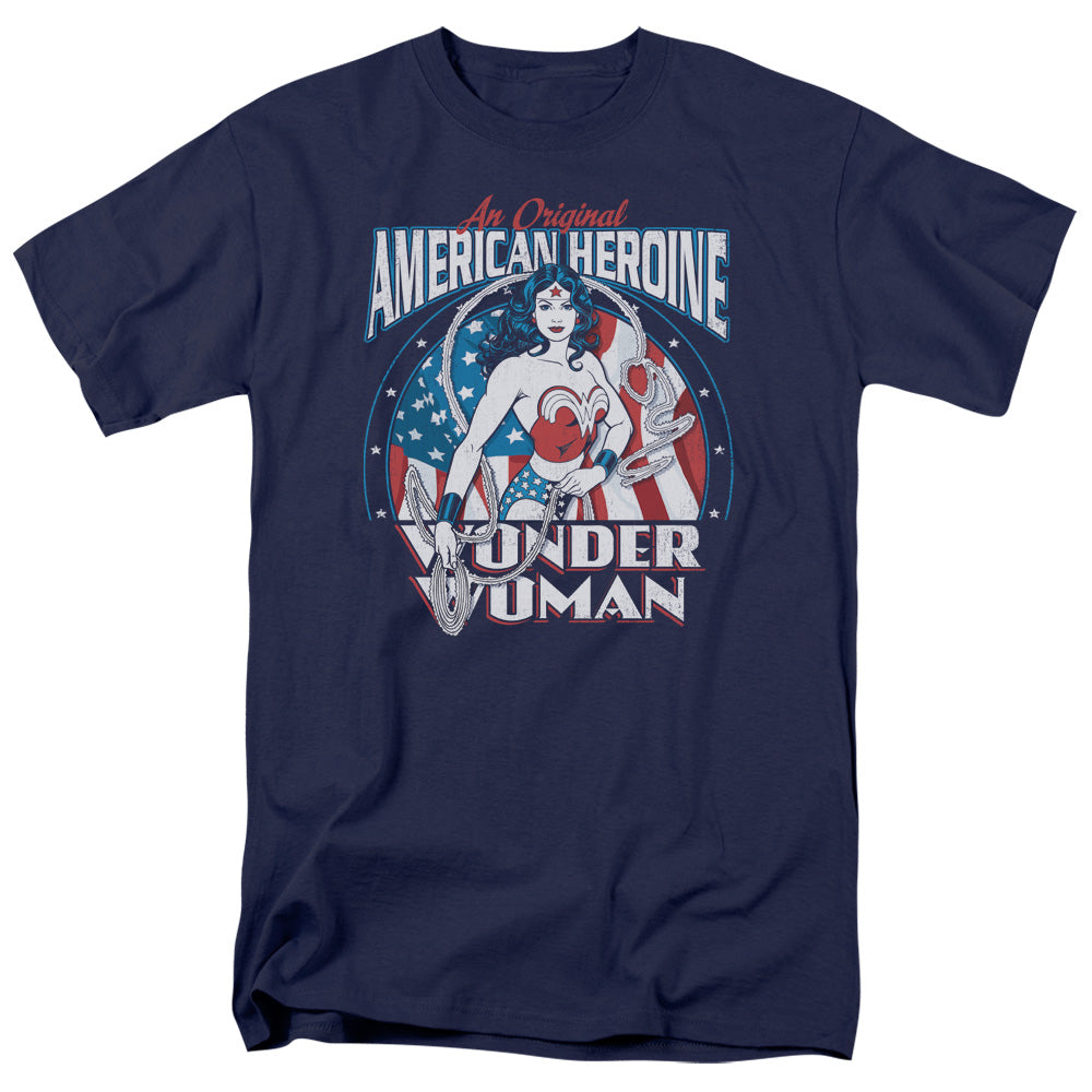 Dc - American Heroine - Short Sleeve Adult 18/1 - Navy T-shirt