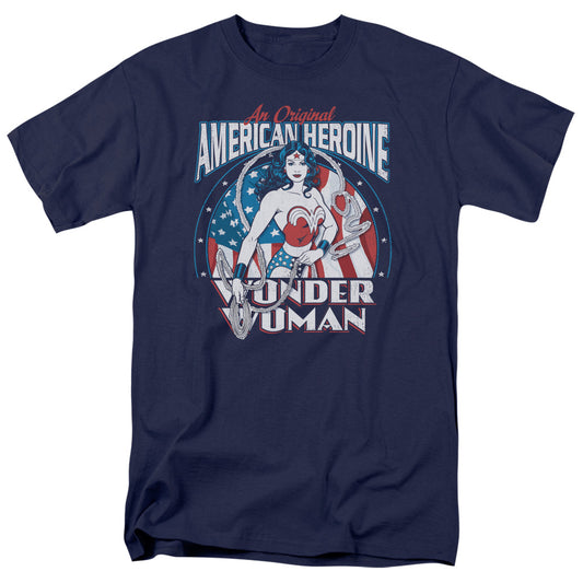 Dc - American Heroine - Short Sleeve Adult 18/1 - Navy T-shirt