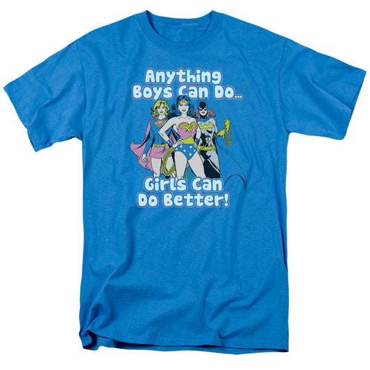 Dc - Girls Can Do It Better - Short Sleeve Adult 18/1 - Turquoise T-shirt