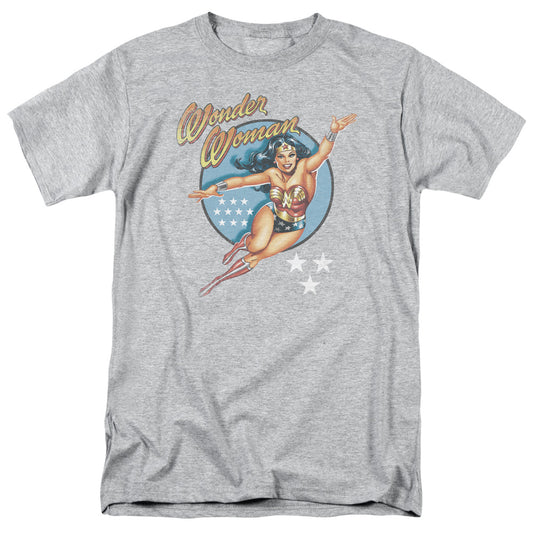 Dco - Wonder Woman Vintage - Short Sleeve Adult 18/1 - Athletic Heather T-shirt