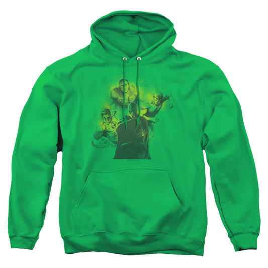 Dco - Spray Sketch League - Adult Pull-over Hoodie - Kelly Green