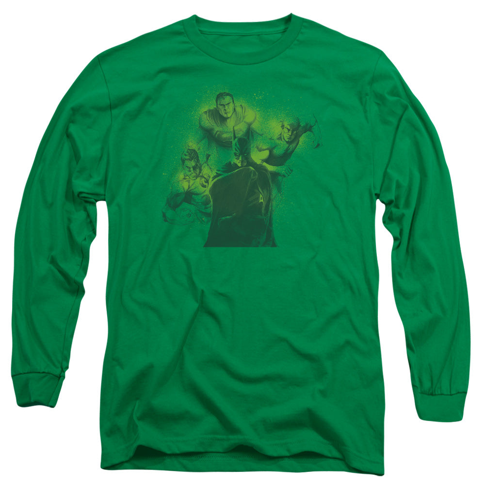 DCO SPRAY SKETCH LEAGUE - L/S ADULT 18/1 - KELLY GREEN T-Shirt