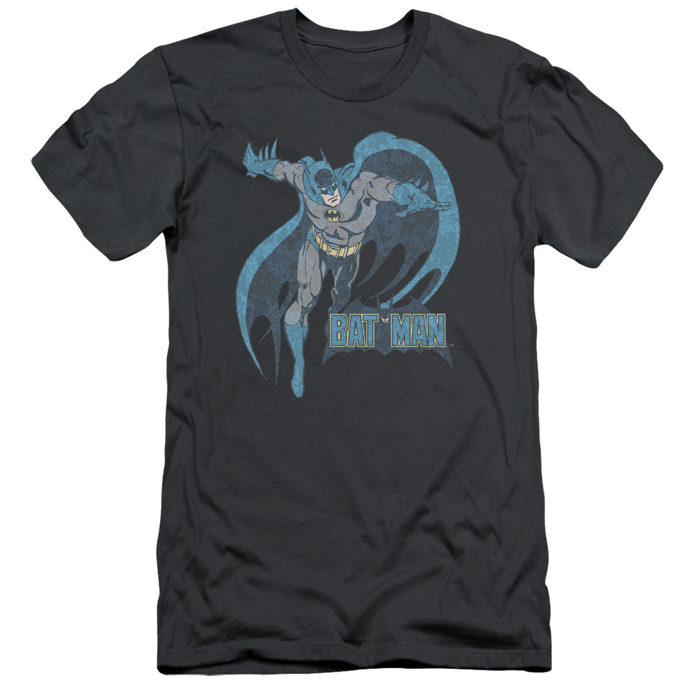 Dco - Desaturated Batman - Short Sleeve Adult 30/1 - Charcoal T-shirt