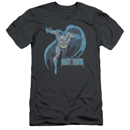 Dco - Desaturated Batman - Short Sleeve Adult 30/1 - Charcoal T-shirt