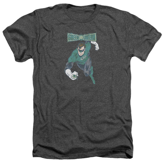 Dco - Desaturated Green Lantern - Adult Heather - Charcoal
