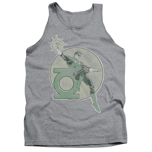 Dco - Retro Lantern Iron On - Adult Tank - Athletic Heather