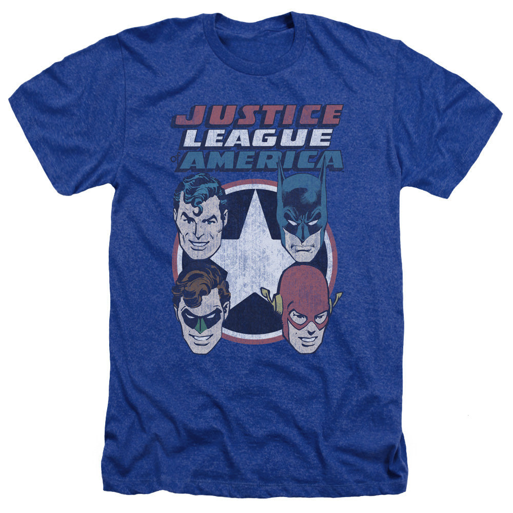 Dco - 4 Stars - Adult Heather - Royal Blue