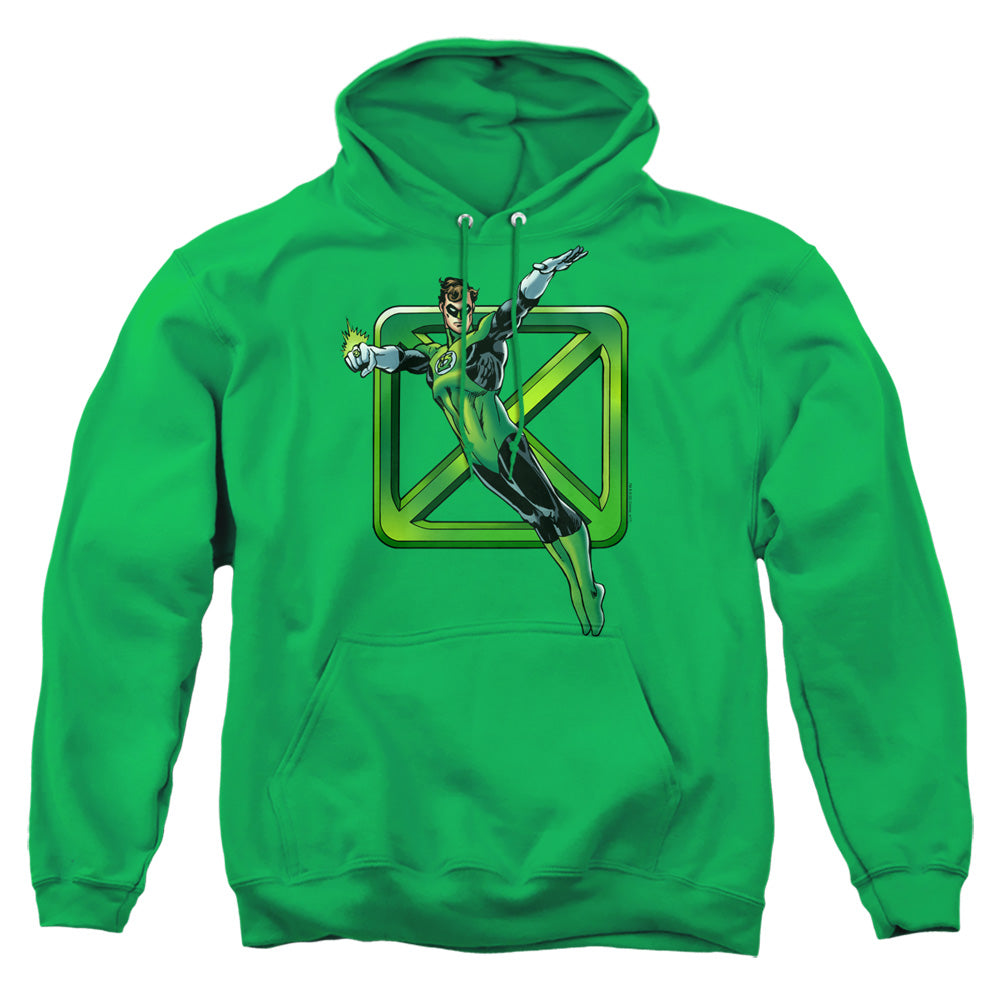 Dco - Green Cross - Adult Pull-over Hoodie - Kelly Green