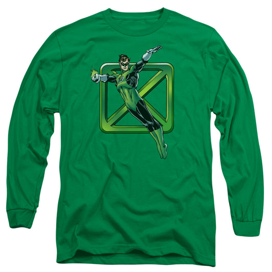 Dco - Green Cross - Long Sleeve Adult 18/1 - Kelly Green T-shirt