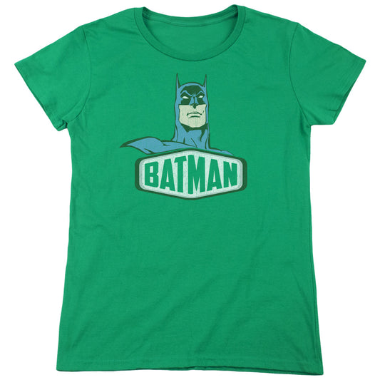 Dco - Batman Sign - Short Sleeve Womens Tee - Kelly Green T-shirt