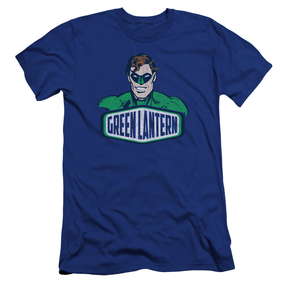 Dco - Green Lantern Sign-premuim Canvas Adult Slim Fit 30/1 - Royal Blue