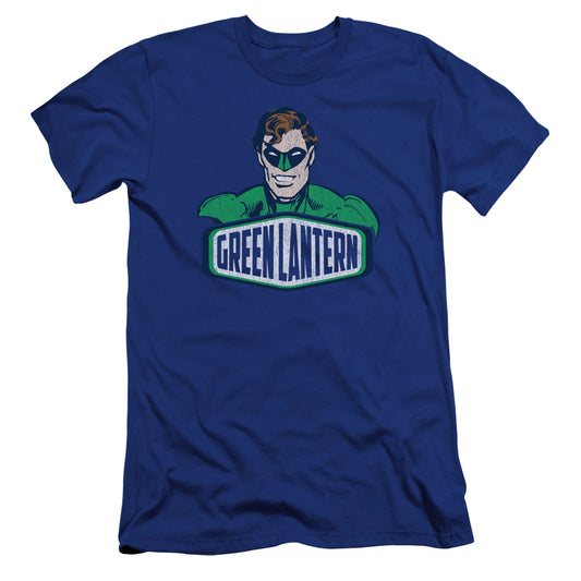 Dco - Green Lantern Sign-premuim Canvas Adult Slim Fit 30/1 - Royal Blue