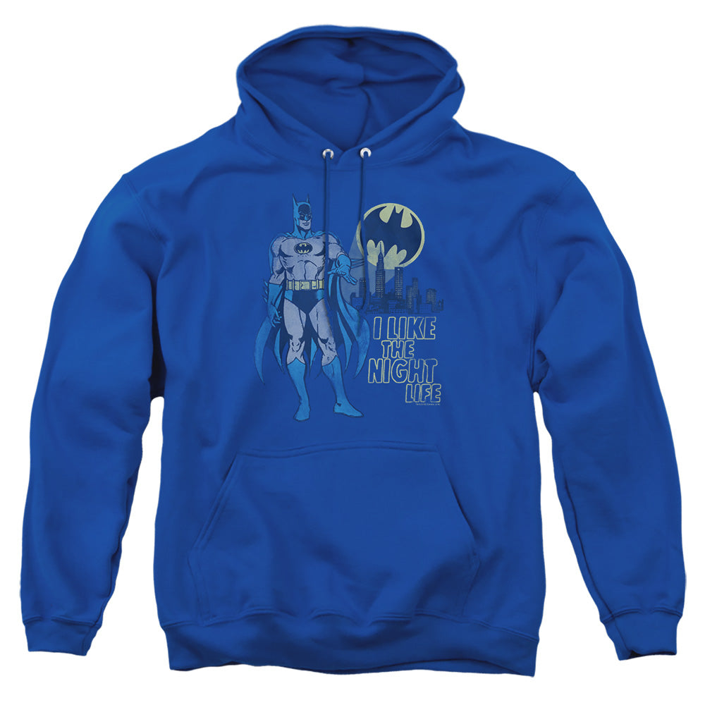 Dc - Night Life - Adult Pull-over Hoodie - Royal Blue