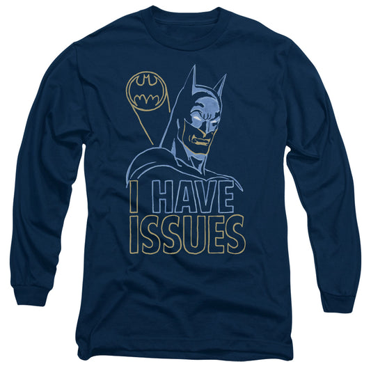 Dc - Issues - Long Sleeve Adult 18/1 - Navy T-shirt