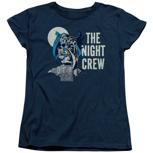 Dc - Night Crew - Short Sleeve Womens Tee - Navy T-shirt