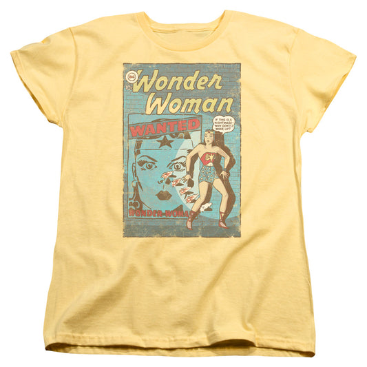 Dc - Ww Wanted - Short Sleeve Womens Tee - Banana T-shirt