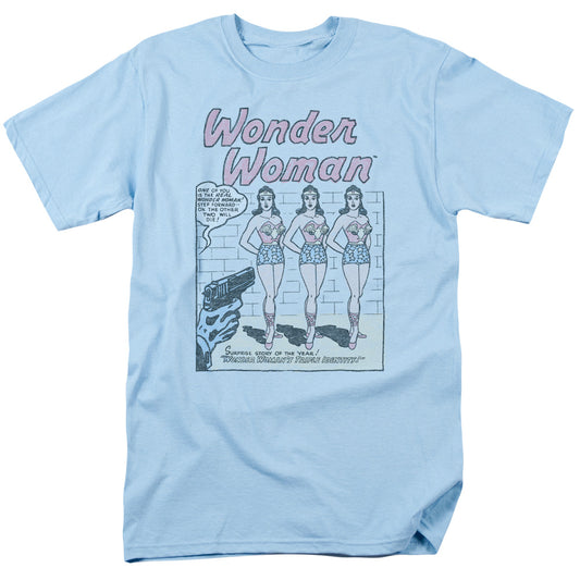 Dc - Multiple Ww - Short Sleeve Adult 18/1 - Light Blue T-shirt