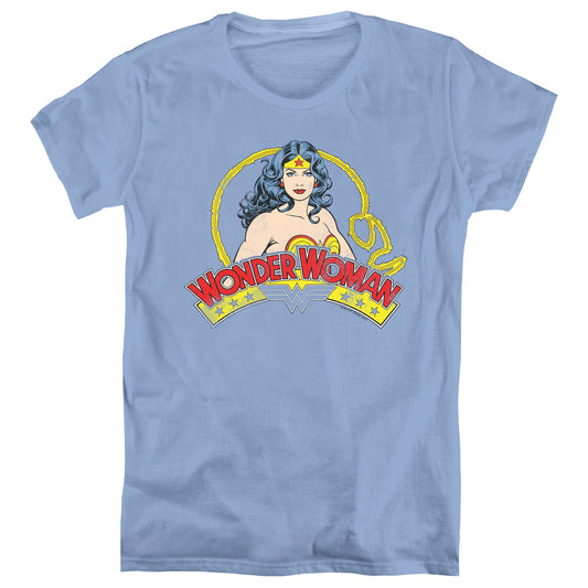 Dc - Vintage Woman - Short Sleeve Womens Tee - Carolina Blue T-shirt