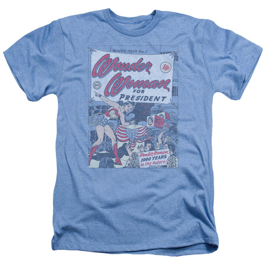 Dc - Ww For President - Adult Heather - Light Blue