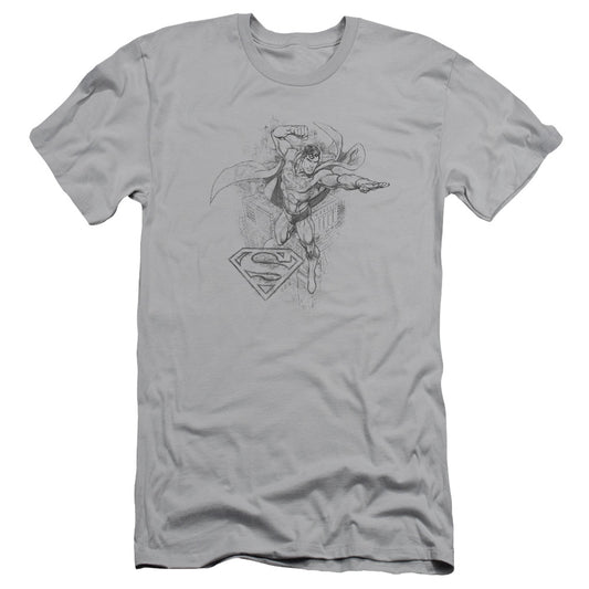 Dc - Flying Flex - Short Sleeve Adult 30/1 - Silver T-shirt