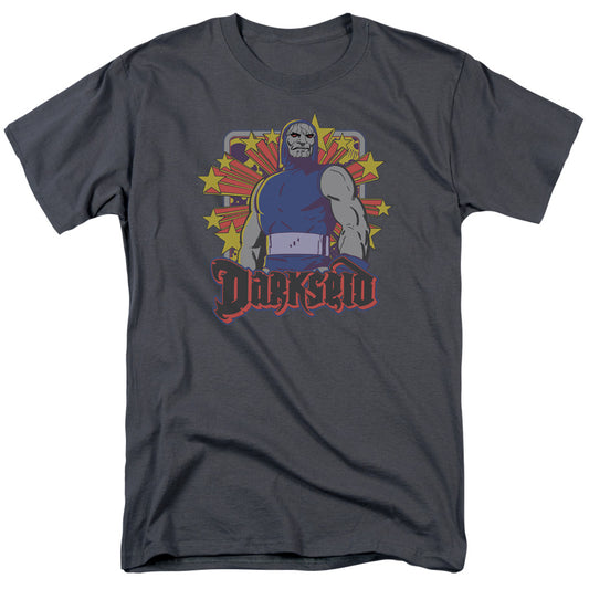 Dc - Darkseid Stars - Short Sleeve Adult 18/1 - Charcoal T-shirt