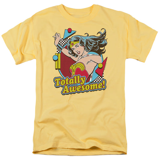 Dc - Totally Awesome - Short Sleeve Adult 18/1 - Banana T-shirt