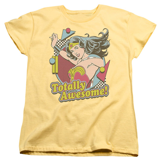 Dc - Totally Awesome - Short Sleeve Womens Tee - Banana T-shirt
