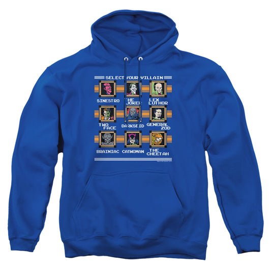 Dc - Stage Select - Adult Pull-over Hoodie - Royal Blue
