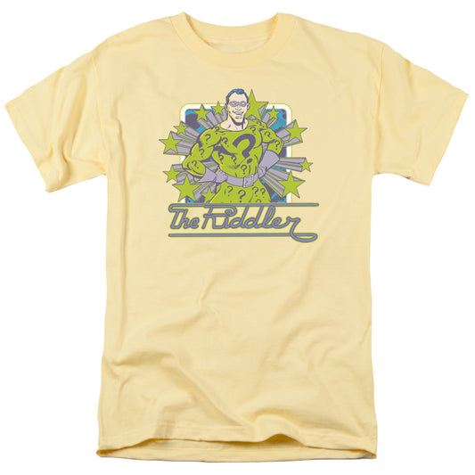 Dc - Riddler Stars - Short Sleeve Adult 18/1 - Banana T-shirt