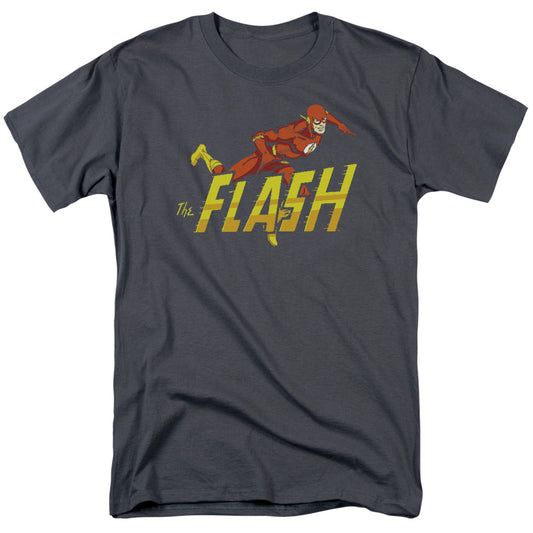 Dc Flash - 8 Bit Flash - Short Sleeve Adult 18/1 - Black T-shirt