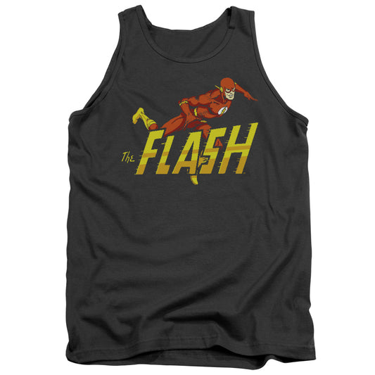 Dc Flash - 8 Bit Flash - Adult Tank - Black