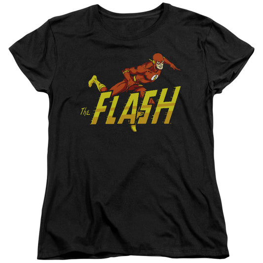 DC FLASH 8 BIT FLASH - S/S WOMENS TEE - BLACK T-Shirt
