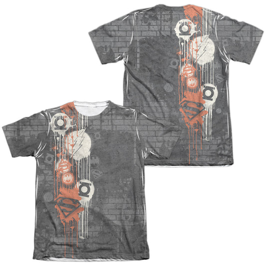 Dc - Oh The Urbanity (Front/back Print) - Adult 65/35 Poly/cotton Short Sleeve Tee - White T-shirt