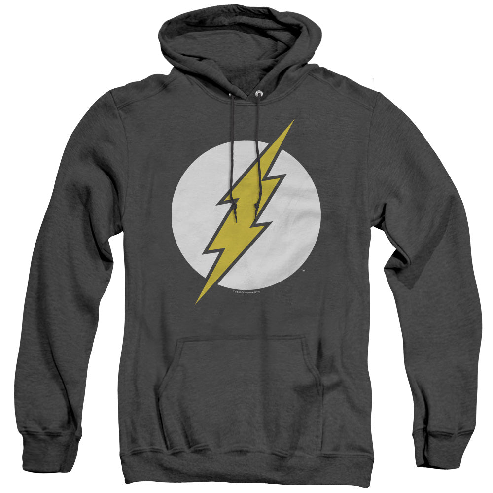Dc Flash - Fl Classic - Adult Heather Hoodie - Black