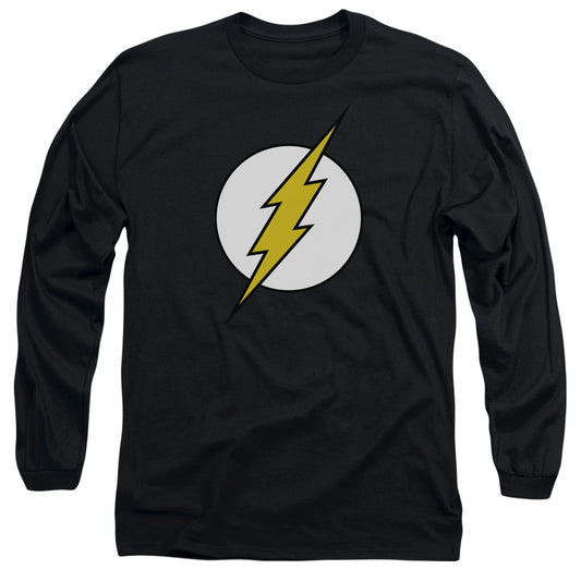 Dc Flash - Fl Classic - Long Sleeve Adult 18/1 - Black T-shirt