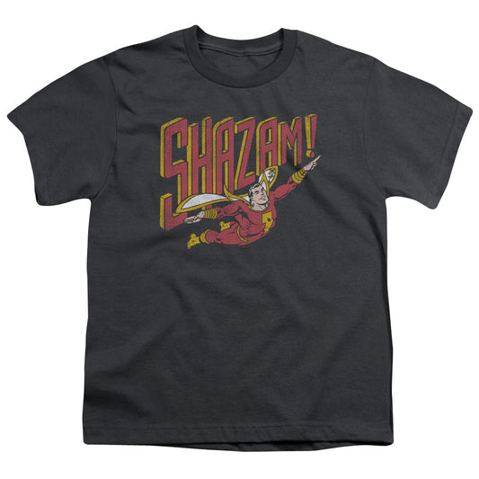 Dc - Retro Marvel - Short Sleeve Youth 18/1 - Charcoal T-shirt