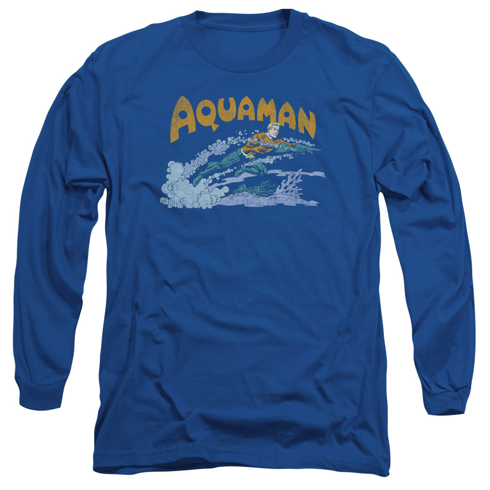 Dc - Aqua Swim - Long Sleeve Adult 18/1 - Royal Blue T-shirt