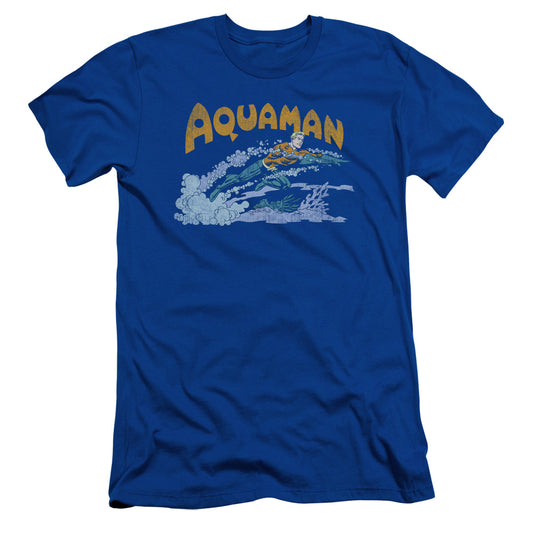 Dc - Aqua Swim - Short Sleeve Adult 30/1 - Royal Blue T-shirt