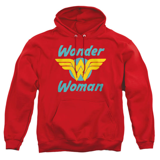 Dc - Wonder Wings - Adult Pull-over Hoodie - Red
