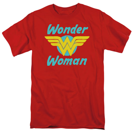 Dc - Wonder Wings - Short Sleeve Adult 18/1 - Red T-shirt