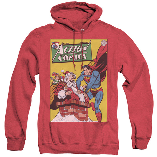 Dc - Cover No. 105 - Adult Heather Hoodie - Red