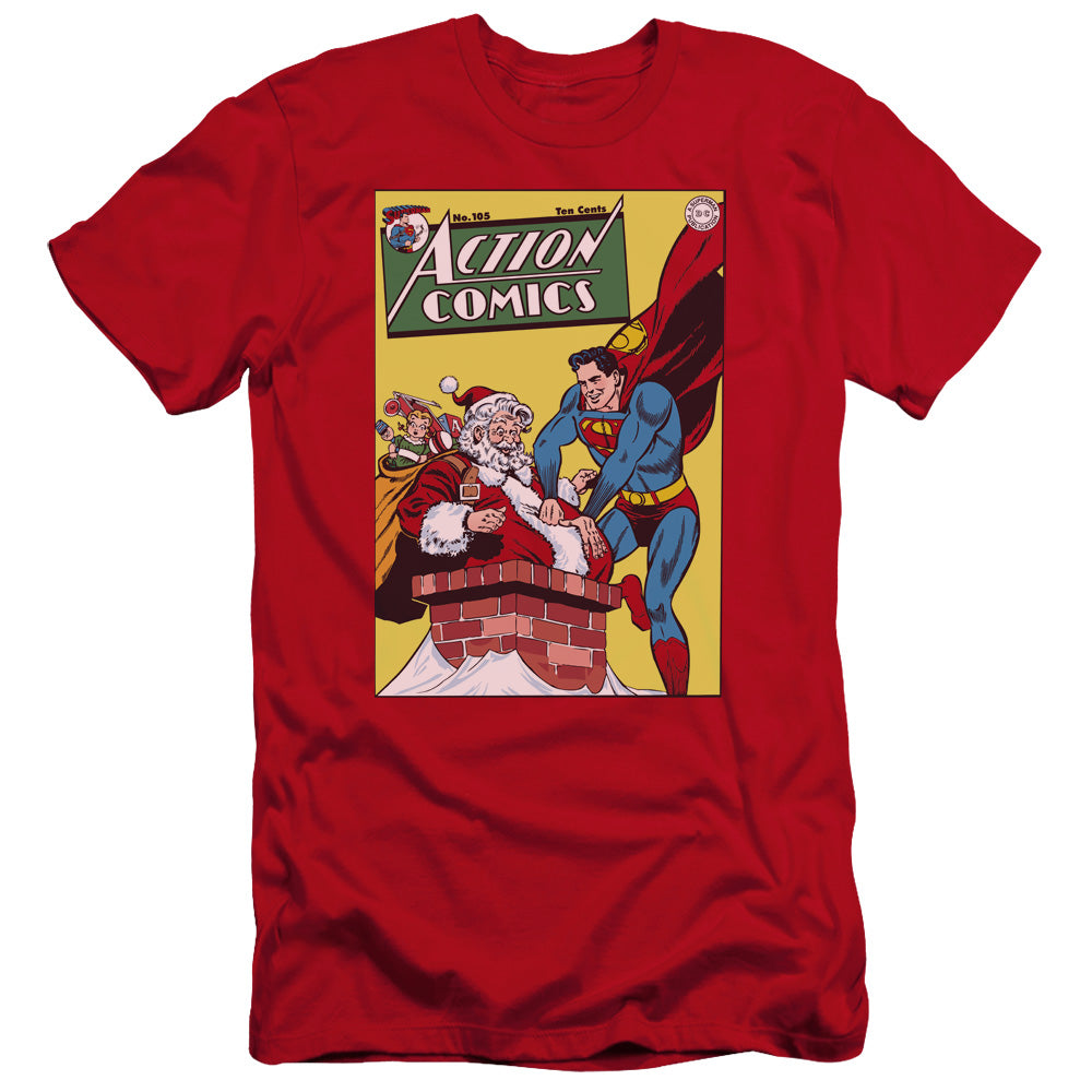 Dc - Cover No. 105-premuim Canvas Adult Slim Fit 30/1 - Red