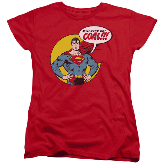 Dc - Coal - Short Sleeve Womens Tee - Red T-shirt