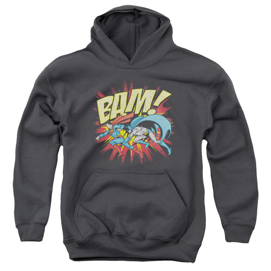 Dc - Bam - Youth Pull-over Hoodie - Charcoal