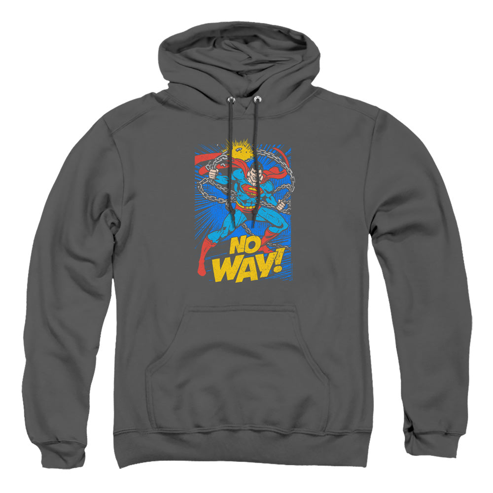 Dc - No Way - Adult Pull-over Hoodie - Charcoal